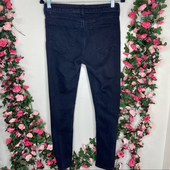 &Denim H&M Black Skinny Ankle Jeans Womens 30 - Picture 3 of 5
